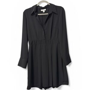 Top Shop Collared Pleated Dress